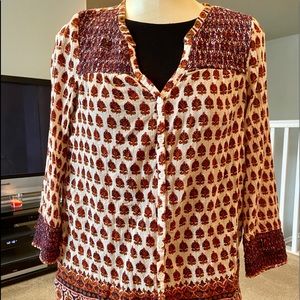 Lucky Brand Bohemian Blouse